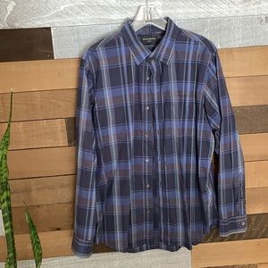 Send button down shirt